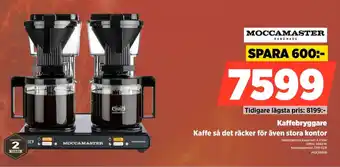 Power Moccamaster kaffebryggare erbjuda