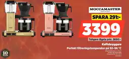 Power Moccamaster kaffebryggare erbjuda