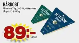 Matdax Allerum hårdost erbjuda