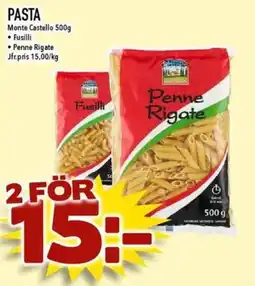 Matdax Monte Castello pasta erbjuda