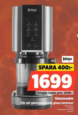 Power Ninja glassmaskin erbjuda