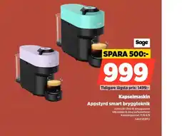 Power Sage kapselmaskin erbjuda