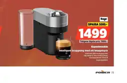 Power Sage kapselmaskin erbjuda