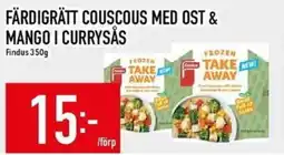 Matdax Findus färdigrätt couscous med ost & mango i currysås erbjuda