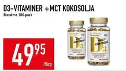 Matdax Biosalma D3-vitaminer + Mct kokosolja erbjuda