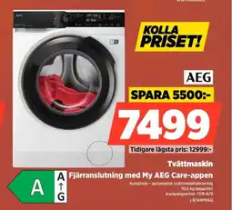 Power AEG tvättmaskin erbjuda