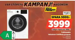 Power Whirlpool Tvättmaskin erbjuda