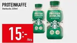 Matdax Starbucks proteinkaffe erbjuda