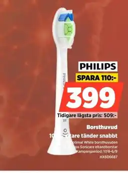 Power Philips borsthuvud erbjuda