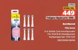 Power Oral-B Borsthuvud erbjuda