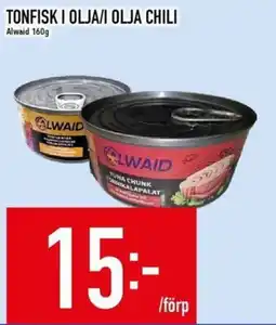 Matdax Alwaid tonfisk i olja/i olja chili erbjuda