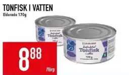 Matdax Eldorado tonfisk i vatten erbjuda