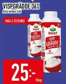 Matdax Arla kökets vispgrädde erbjuda