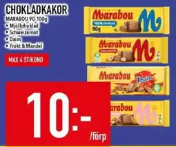 Matdax Marabou chokladkakor erbjuda