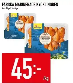 Matdax Kronfågel färska marinera kycklingben erbjuda