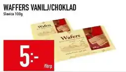 Matdax Slavica waffers vanilj/choklad erbjuda