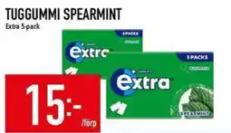 Matdax Extra tuggummi spearmint erbjuda