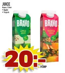 Matdax Bravo juice erbjuda