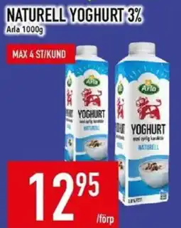 Matdax Arla naturell yoghurt 3% erbjuda