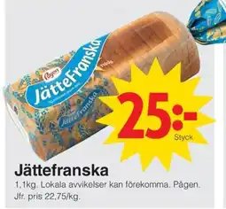 Matöppet Pågen Jättefranska erbjuda