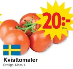 Matöppet Kvisttomater erbjuda