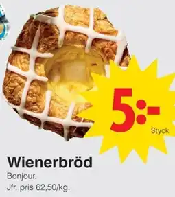 Matöppet Wienerbröd erbjuda