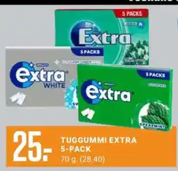 ÖoB TUGGUMMI EXTRA 5-PACK erbjuda