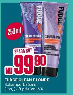 ÖoB FUDGE CLEAN BLONDE erbjuda