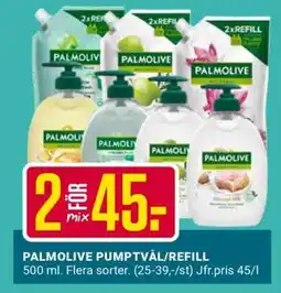 ÖoB PALMOLIVE PUMPTVÅL/REFILL erbjuda