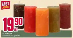 ÖoB Blockljus erbjuda