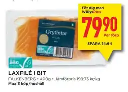Willys Laxfilé i bit erbjuda