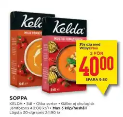 Willys Soppa erbjuda