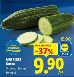 Lidl Matriket Gurka erbjuda