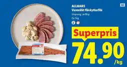 Lidl Allmans Varmrökt fläskytterfilé erbjuda