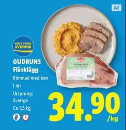 Lidl Gudruns fläsklägg erbjuda