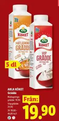 Lidl ARLA KÖKET Grädde erbjuda