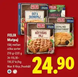 Lidl Felix matpaj erbjuda