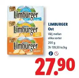 Lidl Limburger-ost erbjuda