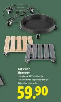 Lidl PARKSIDE Blomvagn erbjuda