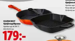 Lidl SILVERCREST Gjutjärnsgrillpanna erbjuda