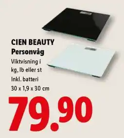 Lidl Cien BEAUTY Personvåg erbjuda