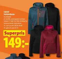 Lidl CRIVIT Softshelljacka erbjuda