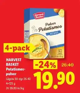 Lidl Harvest Basket Potatismos-pulver erbjuda