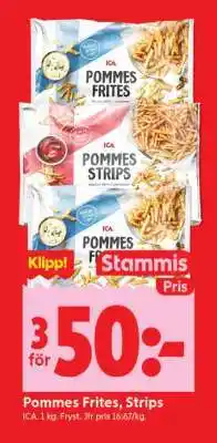 ICA Supermarket POMMES FRITES, STRIPS erbjuda