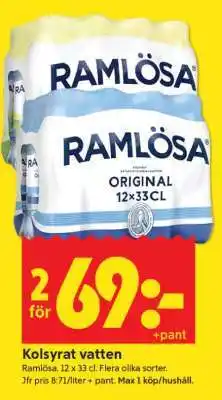 ICA Supermarket Ramlösa erbjuda