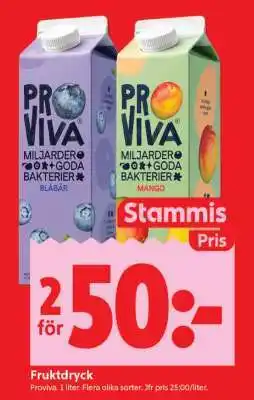 ICA Supermarket FRUKTDRYCK erbjuda