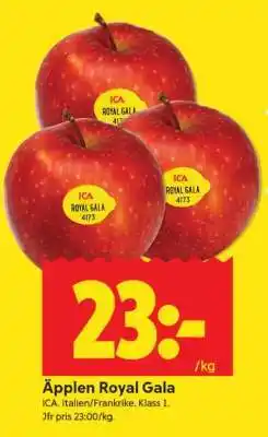ICA Supermarket ÄPPLEN ROYAL GALA erbjuda