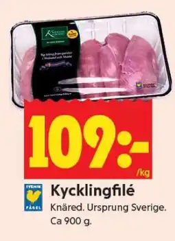ICA Supermarket KYCKLINGFILÉ erbjuda
