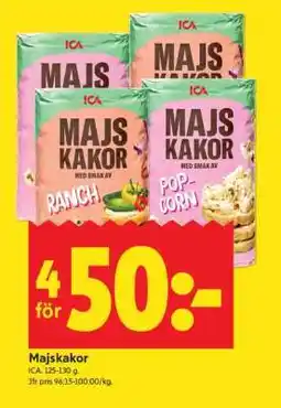 ICA Supermarket MAJSKAKOR erbjuda