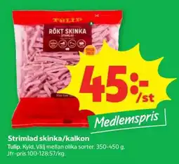 Stora Coop Strimlad Skinka, Kalkon erbjuda